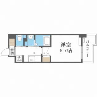 サンシャイン都島【3階】の間取り