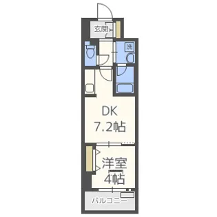 レオンコンフォート本町東Ⅱ【5階】の間取り