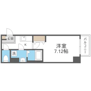 ウインズコート都島【6階】の間取り
