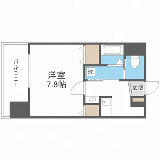 ミラージュパレス難波東レジデンス【4階】の間取り