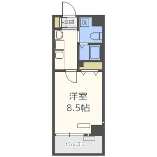 JPレジデンス大阪城東【9階】の間取り