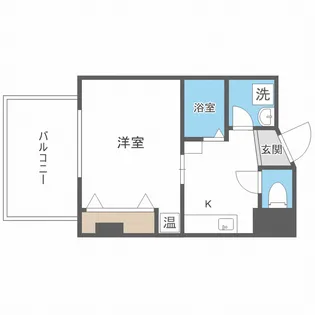 U-ro難波南【4階】の間取り