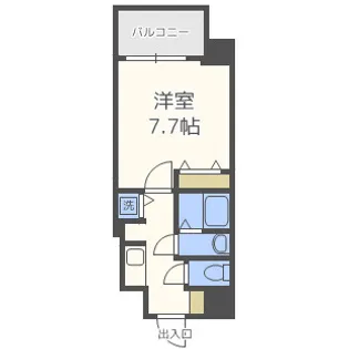S-RESIDENCE緑橋駅前【3階】の間取り