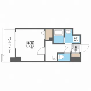 ミラージュパレス南堀江【6階】の間取り