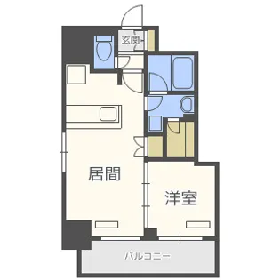 アーバネックス本町【9階】の間取り