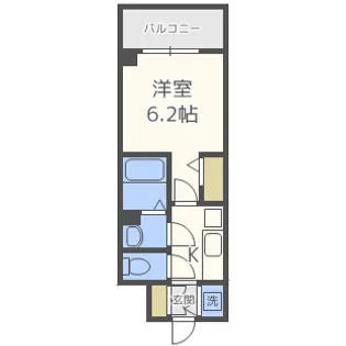 エスリード難波グレイス【10階】の間取り