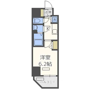 プレサンス北堀江【10階】の間取り