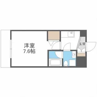 メゾンキコー難波南【6階】の間取り