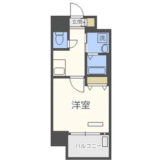 プランドール新大阪NORTHレジデンス【8階】の間取り