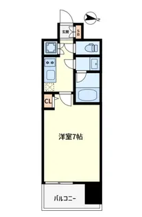 エグゼ難波南Ⅴ【1階】の間取り
