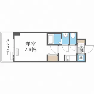 サムティ本町橋ⅡMEDIUS【8階】の間取り