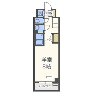 プランドール福島レジデンス【6階】の間取り