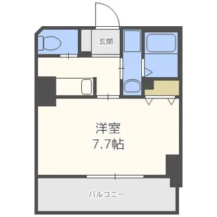 サムティ難波VIVO【5階】の間取り