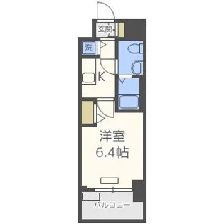 クリスタルグランツ西本町【14階】の間取り