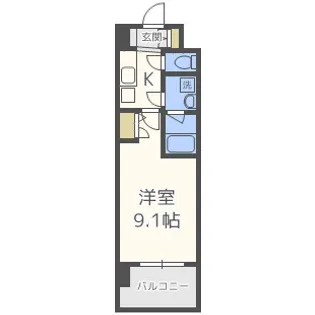 スプランディッドⅠ【4階】の間取り