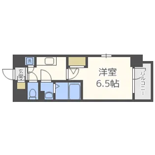 エスリード南堀江レジデンス【5階】の間取り