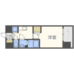プレサンス南森町駅前【10階】の間取り