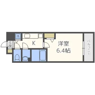 グランカリテ塚本【5階】の間取り