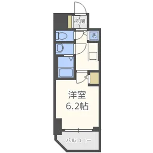 メインステージ大阪North Mark【9階】の間取り