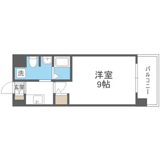 PARK HILLS都島縁【6階】の間取り