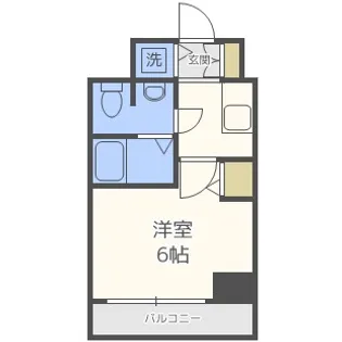 スワンズシティ堺筋本町【3階】の間取り