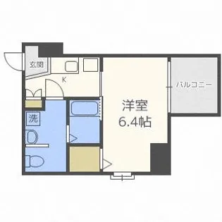 アドバンス上町台プレジール【7階】の間取り