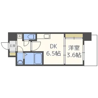 セレニテ北久宝寺【14階】の間取り