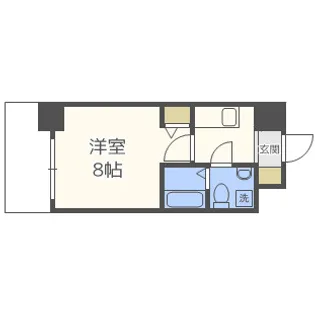 セレニテ北久宝寺【6階】の間取り
