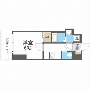 W-STYLE難波【10階】の間取り