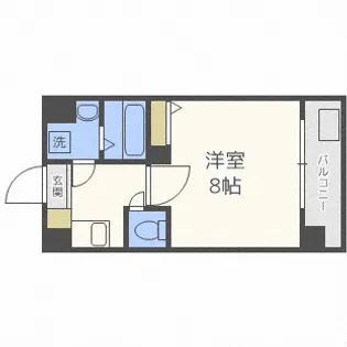 フレイランス NAMBA PLACE【5階】の間取り