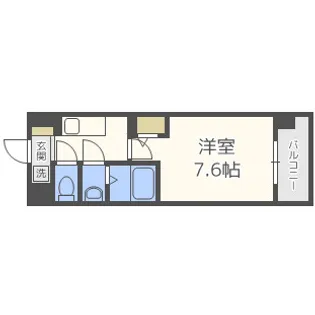 リッツ加島【7階】の間取り