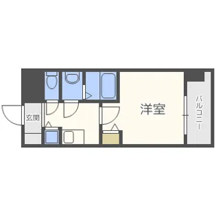 プレサンス野田阪神駅前ザ・プレミアム【3階】の間取り