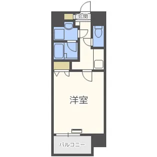 レオンコンフォート難波サウスゲート【11階】の間取り