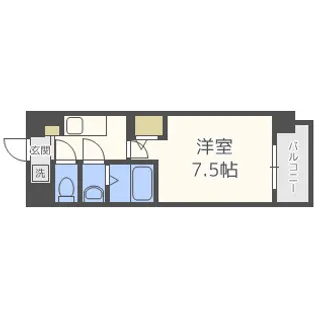 リッツ加島【4階】の間取り