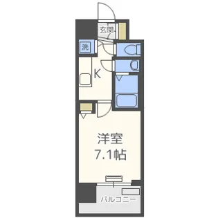 レオンコンフォート難波サウスゲート【2階】の間取り