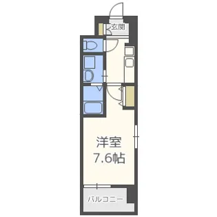 comforespa新大阪【6階】の間取り