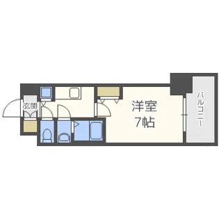 サムティ福島PORTA【8階】の間取り