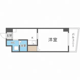 PARK HILLS 都島 Noble【5階】の間取り