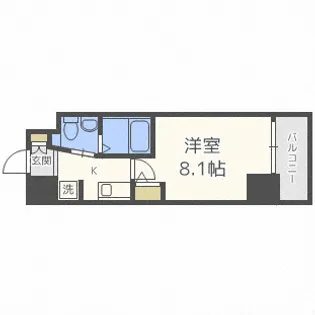 セレニテ本町グランデ【15階】の間取り