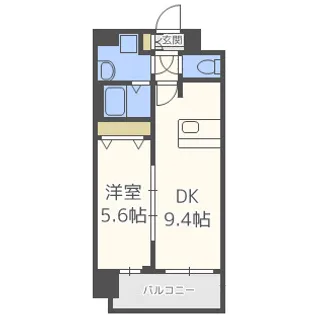 スワンズシティ梅田ウエスト【2階】の間取り