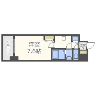 サムティ福島PORTA【9階】の間取り