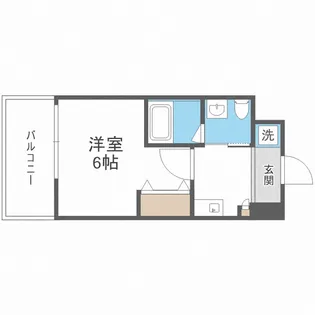 CITY PAL TAISHO【503号室】の間取り