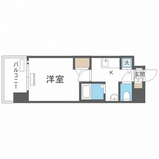 ララプレイス新大阪シエスタ【3階】の間取り