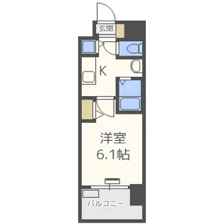 ララプレイス新大阪シエスタ【10階】の間取り