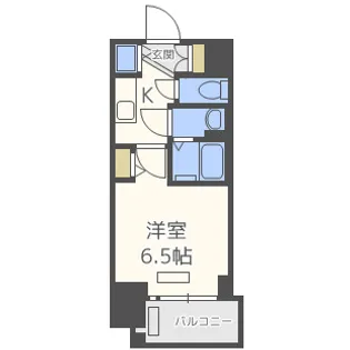 プレサンス松屋町駅前【9階】の間取り