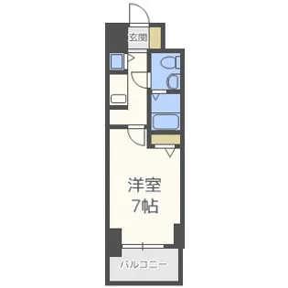 S-RESIDENCE難波Briller【4階】の間取り
