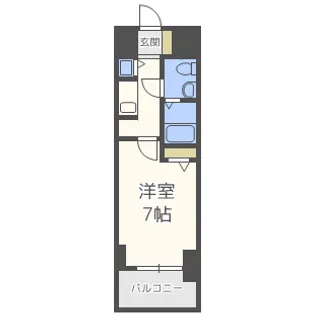 S-RESIDENCE難波Briller【5階】の間取り