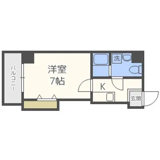 S-FORT大今里西【5階】の間取り