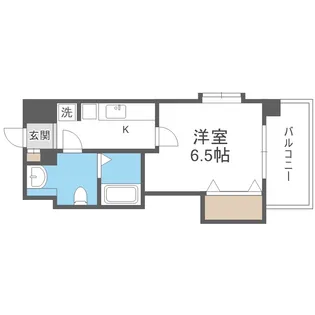 FRENCIA NOIE 東三国【7階】の間取り