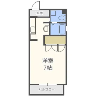 エグゼ西大阪【8階】の間取り